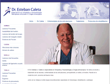 Tablet Screenshot of drestebancaleta.com.ar